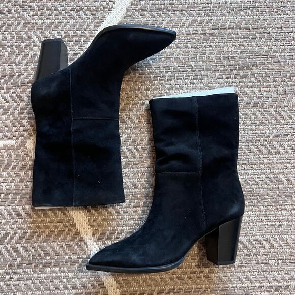 Silent D IVON Boot Black Sz 39/ 8-8.5 - Picture 1 of 8